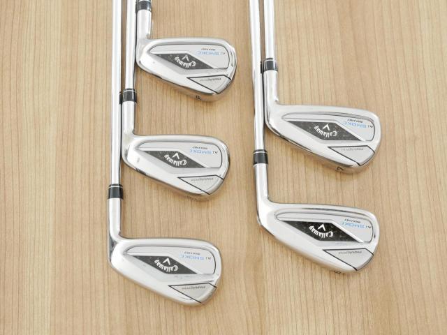 Iron set : Callaway : ชุดเหล็ก Callaway Paradym Ai Smoke Max Fast (ออกปี 2024 ตีง่ายมาก ไกล Japan Spec.) มีเหล็ก 6-Pw (5 ชิ้น) ก้านเหล็ก NS Pro 850 NEO Flex S