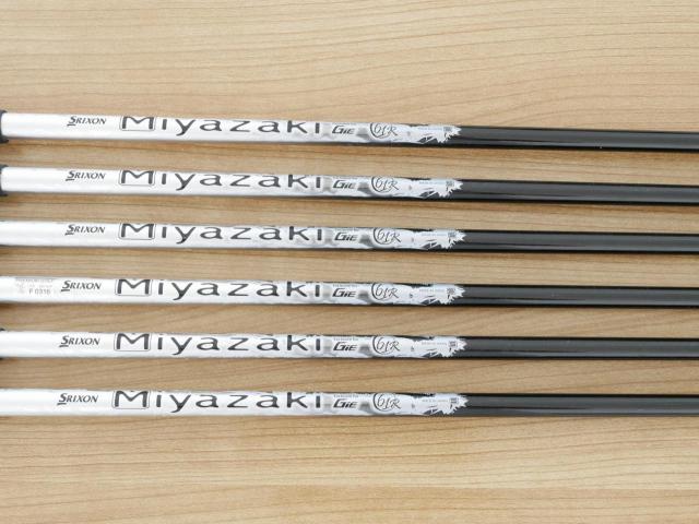 Iron set : Other Brand : ชุดเหล็ก Srixon GIE (ใบใหญ่ ตีง่าย) มีเหล็ก 5-Pw (6 ชิ้น) ก้านกราไฟต์ Miyazaki 61 Flex R