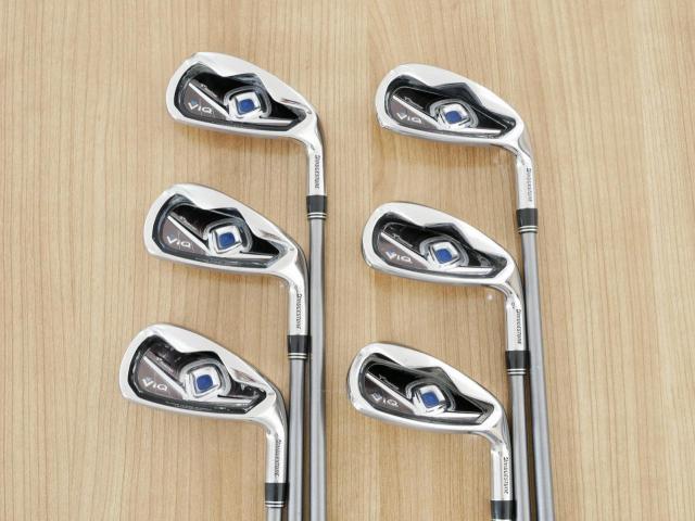 Iron set : Tourstage : ชุดเหล็ก Tourstage VIQ มีเหล็ก 5-Pw (6 ชิ้น) ก้านกราไฟต์ FLex R