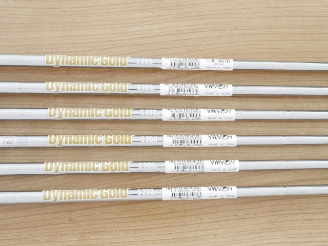 Iron set : Honma : **ของใหม่ ยังไม่แกะพลาสติก** ชุดเหล็ก Honma Tour World TW757B (ออกปี 2022) มีเหล็ก 5-Pw (6 ชิ้น) ก้านเหล็ก Dynamic Gold S200