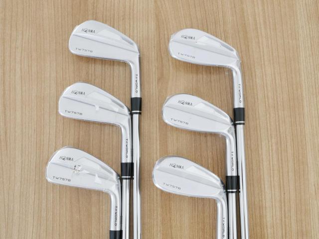 Iron set : Honma : **ของใหม่ ยังไม่แกะพลาสติก** ชุดเหล็ก Honma Tour World TW757B (ออกปี 2022) มีเหล็ก 5-Pw (6 ชิ้น) ก้านเหล็ก Dynamic Gold S200