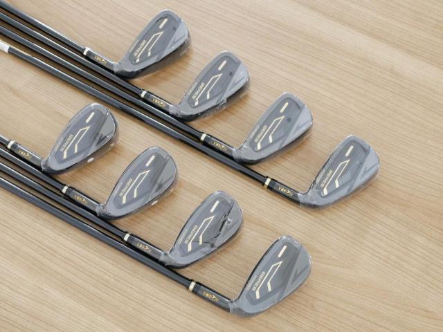 Iron set : Honma : **ของใหม่ ยังไม่แกะพลาสติก** ชุดเหล็ก Honma Beres 09 Forged Black (รุ่นล่าสุด ออกปี 2024 สวยมากๆ) มีเหล็ก 6-11,Aw,Sw (8 ชิ้น เทียบเท่า 6-Pw,Aw,Sw) ก้าน ARMRQ FX Light Flex R