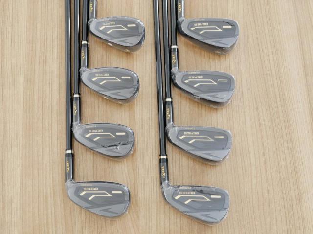 Iron set : Honma : **ของใหม่ ยังไม่แกะพลาสติก** ชุดเหล็ก Honma Beres 09 Forged Black (รุ่นล่าสุด ออกปี 2024 สวยมากๆ) มีเหล็ก 6-11,Aw,Sw (8 ชิ้น เทียบเท่า 6-Pw,Aw,Sw) ก้าน ARMRQ FX Light Flex R