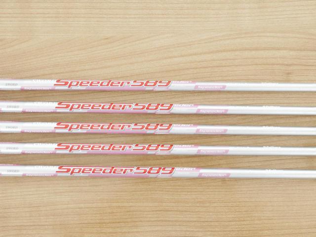 Lady club : All : ชุดเหล็ก Katana Sword ATC-589 (ตีง่าย ไกล) มีเหล็ก 7-Pw,Aw (5 ชิ้น) ก้านกราไฟต์ Fujikura Speeder 589 Flex L