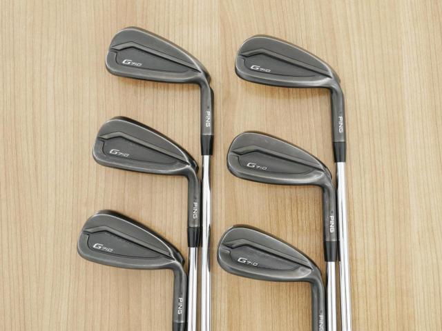 Iron set : Ping : ชุดเหล็ก Ping G710 (รุ่นปี 2021 Japan Spec. ใบใหญ่ ง่ายที่สุด ไกลที่สุดของ Ping) มีเหล็ก 6-Pw,Aw (6 ชิ้น) ก้านเหล็ก NS Pro 950 NEO Flex S