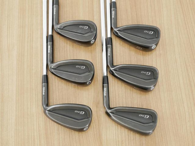Iron set : Ping : ชุดเหล็ก Ping G710 (รุ่นปี 2021 Japan Spec. ใบใหญ่ ง่ายที่สุด ไกลที่สุดของ Ping) มีเหล็ก 6-Pw,Aw (6 ชิ้น) ก้านเหล็ก NS Pro 950 NEO Flex S