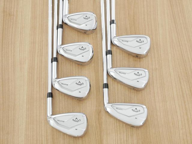 Iron set : Callaway : ชุดเหล็ก Callaway ELYTE X (ออกปี 2025 ตีง่ายมาก ไกล Japan Spec.) มีเหล็ก 6-Pw,Aw,Gw (7 ชิ้น) ก้านเหล็ก NS Pro 750 NEO Flex S