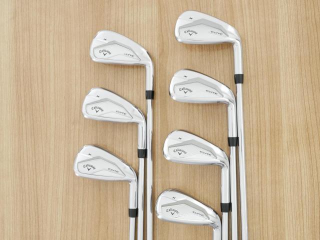 Iron set : Callaway : ชุดเหล็ก Callaway ELYTE X (ออกปี 2025 ตีง่ายมาก ไกล Japan Spec.) มีเหล็ก 6-Pw,Aw,Gw (7 ชิ้น) ก้านเหล็ก NS Pro 750 NEO Flex S