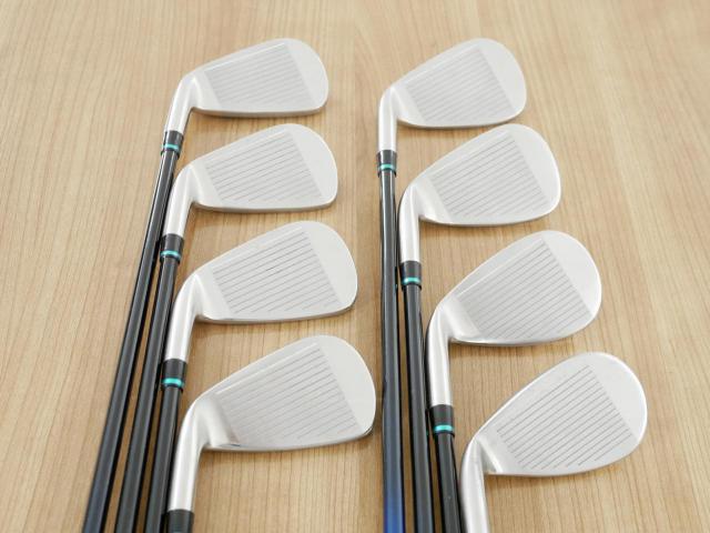 Iron set : Kasco : ชุดเหล็ก Kasco D-Max AR (ใบใหญ่หน้าเด้ง ไกล) มีเหล็ก 5-Pw,Aw,Sw (8 ชิ้น) ก้านกราไฟต์ Flex R