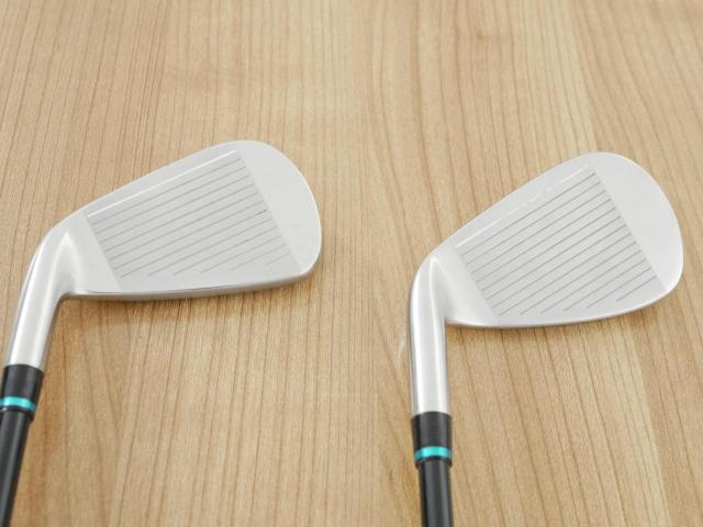 Iron set : Kasco : ชุดเหล็ก Kasco D-Max AR (ใบใหญ่หน้าเด้ง ไกล) มีเหล็ก 5-Pw,Aw,Sw (8 ชิ้น) ก้านกราไฟต์ Flex R