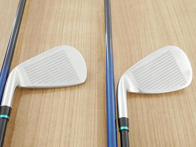 Iron set : Kasco : ชุดเหล็ก Kasco D-Max AR (ใบใหญ่หน้าเด้ง ไกล) มีเหล็ก 5-Pw,Aw,Sw (8 ชิ้น) ก้านกราไฟต์ Flex R
