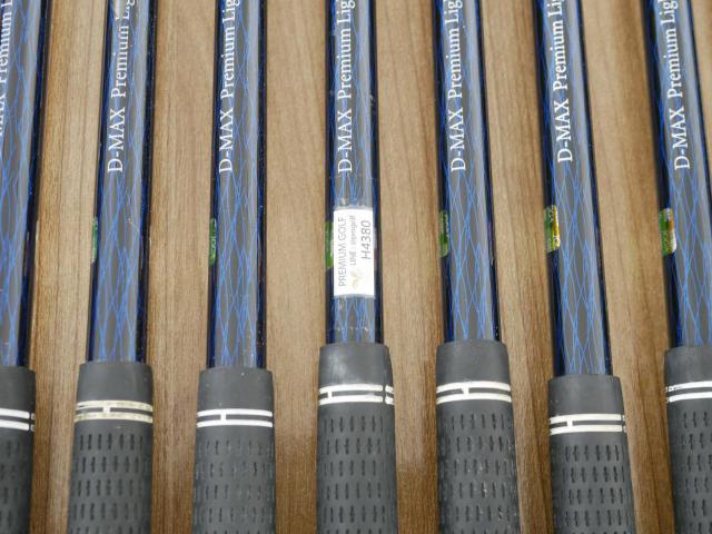 Iron set : Kasco : ชุดเหล็ก Kasco D-Max AR (ใบใหญ่หน้าเด้ง ไกล) มีเหล็ก 5-Pw,Aw,Sw (8 ชิ้น) ก้านกราไฟต์ Flex R