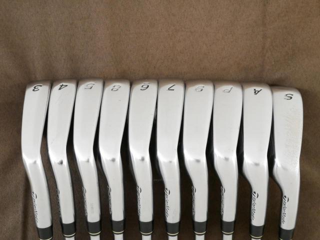 Iron set : Taylormade : ชุดเหล็ก Taylormade RAC OS มีเหล็ก 3-Pw,Aw,Sw (10 ชิ้น) ก้านเหล็ก Flex S
