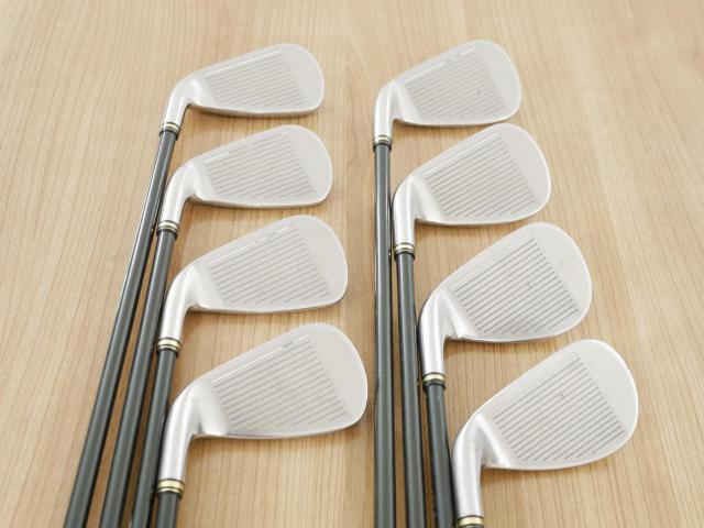 Iron set : XXIO : ชุดเหล็ก XXIO Prime 7 (รุ่นท๊อปสุด ตีง่าย ไกล) มีเหล็ก 5-Pw,Aw,Sw (8 ชิ้น) ก้านกราไฟต์ SP-700 Flex R