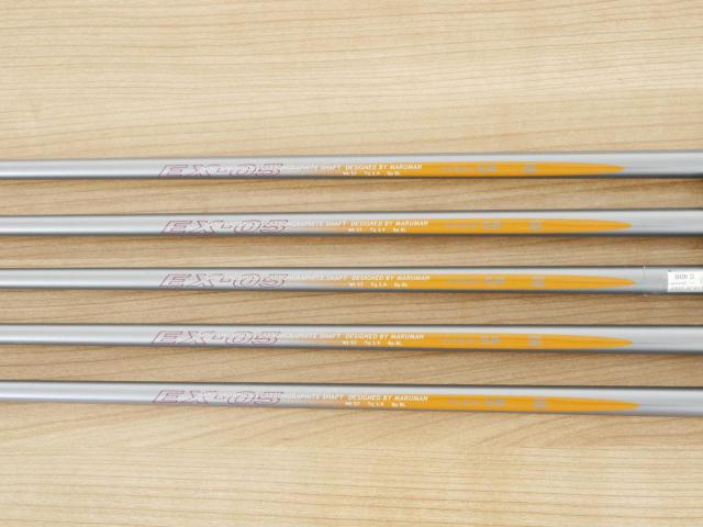 Iron set : Maruman : ชุดเหล็ก Maruman EXIM Nano มีเหล็ก 6-Pw (5 ชิ้น) ก้านกราไฟต์ Flex SR