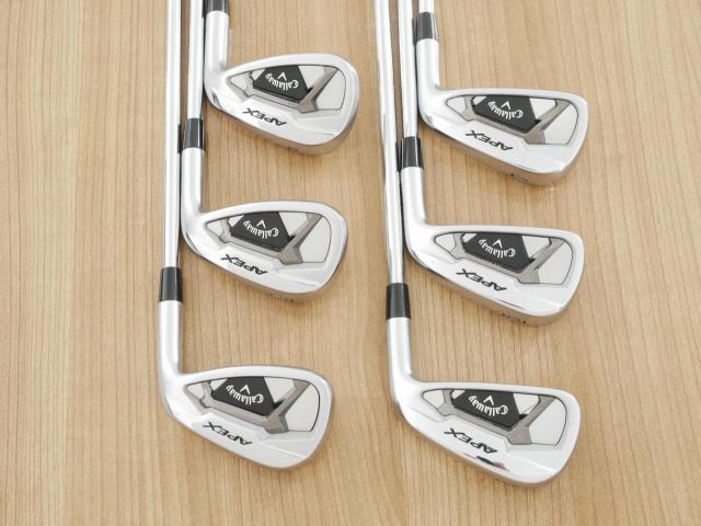 Iron set : Callaway : ชุดเหล็ก Callaway APEX Forged (รุ่นปี 2022) มีเหล็ก 5-Pw (6 ชิ้น) ก้านเหล็ก NS Pro ZELOS 8 Flex R