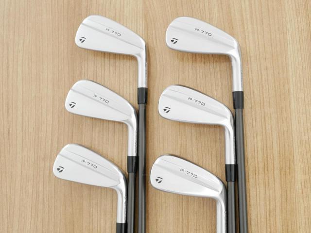 Iron set : Taylormade : ชุดเหล็ก Taylormade P770 Forged (รุ่นล่าสุด ออกปี 2024 นุ่ม แน่น) มีเหล็ก 5-Pw (6 ชิ้น) ก้านกราไฟต์ UST Mamiya RECOIL ES 760 F3 Flex R