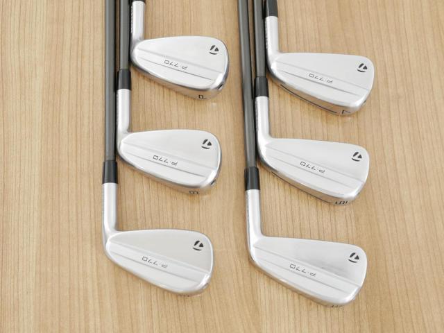 Iron set : Taylormade : ชุดเหล็ก Taylormade P770 Forged (รุ่นล่าสุด ออกปี 2024 นุ่ม แน่น) มีเหล็ก 5-Pw (6 ชิ้น) ก้านกราไฟต์ UST Mamiya RECOIL ES 760 F3 Flex R