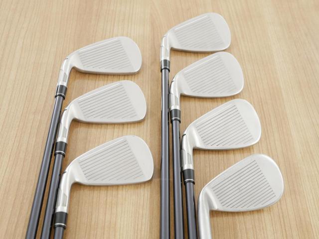 Iron set : Taylormade : ชุดเหล็ก Taylormade Stealth (ออกปี 2022 Japan Spec.) มีเหล็ก 5-Pw,Sw (7 ชิ้น) ก้านกราไฟต์ Mitsubishi Tensei TM60 Flex S