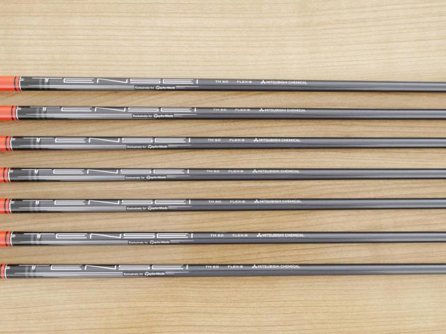Iron set : Taylormade : ชุดเหล็ก Taylormade Stealth (ออกปี 2022 Japan Spec.) มีเหล็ก 5-Pw,Sw (7 ชิ้น) ก้านกราไฟต์ Mitsubishi Tensei TM60 Flex S