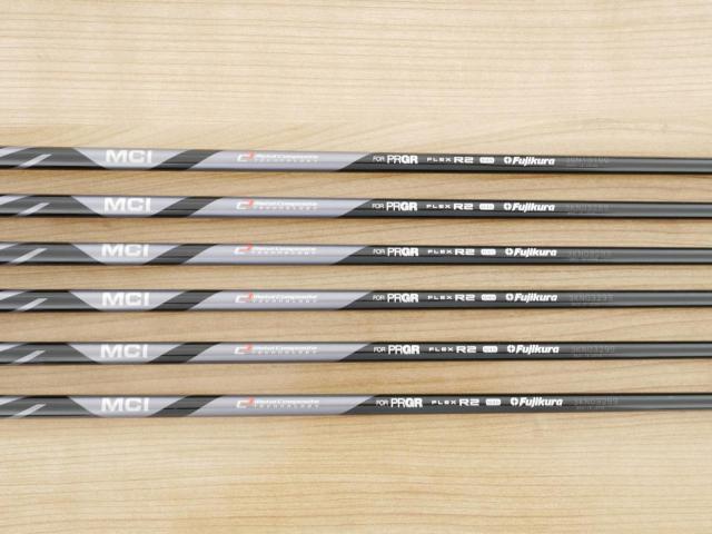 Iron set : PRGR : ชุดเหล็ก PRGR 05 Forged (รุ่นปี 2023) มีเหล็ก 6-Pw,Aw (6 ชิ้น) ก้านกราไฟต์ Fujikura MCI Flex R2