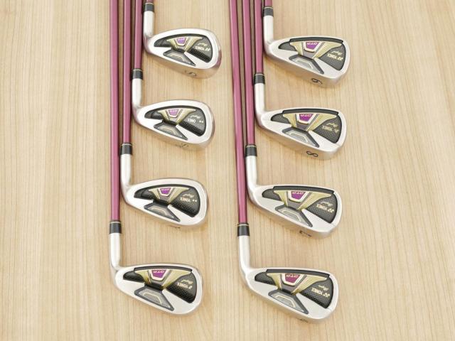 Iron set : Yonex : ชุดเหล็ก Yonex Royal DTP (ออกปี 2016 ท๊อปสุด ก้านดีมาก หน้าเด้ง ตีไกลสุดๆ) มีเหล็ก 6-Pw,Aw,As,Sw (8 ชิ้น) ก้านกราไฟต์ Flex R