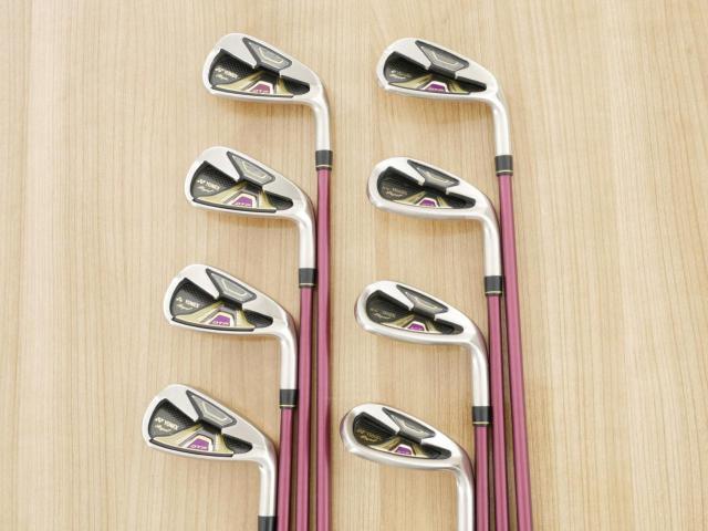 Iron set : Yonex : ชุดเหล็ก Yonex Royal DTP (ออกปี 2016 ท๊อปสุด ก้านดีมาก หน้าเด้ง ตีไกลสุดๆ) มีเหล็ก 6-Pw,Aw,As,Sw (8 ชิ้น) ก้านกราไฟต์ Flex R