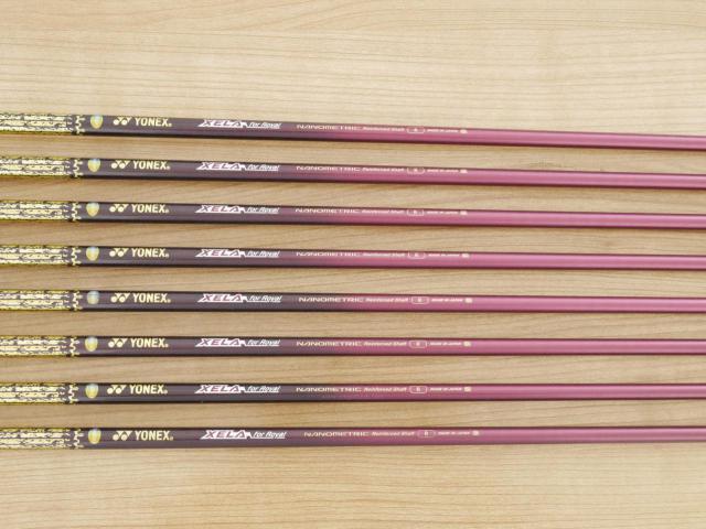 Iron set : Yonex : ชุดเหล็ก Yonex Royal DTP (ออกปี 2016 ท๊อปสุด ก้านดีมาก หน้าเด้ง ตีไกลสุดๆ) มีเหล็ก 6-Pw,Aw,As,Sw (8 ชิ้น) ก้านกราไฟต์ Flex R