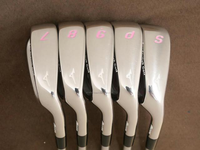 Lady club : All : ชุดเหล็ก Mizuno Efil (ตีง่าย) มีเหล็ก 7-Pw,Sw (5 ชิ้น) ก้านกราไฟต์ Flex L