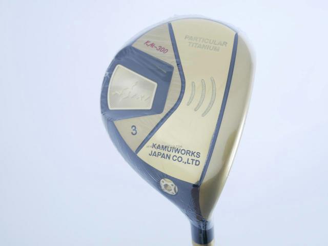 Fairway Wood : Kamui : **ของใหม่ ยังไม่แกะพลาสติก** หัวไม้ 3 Kamuiworks KM-300 (หน้าเด้ง มีสปริงข้างใน หายากมาก) Loft 15 ก้าน Fujikura Double Kick Flex SR