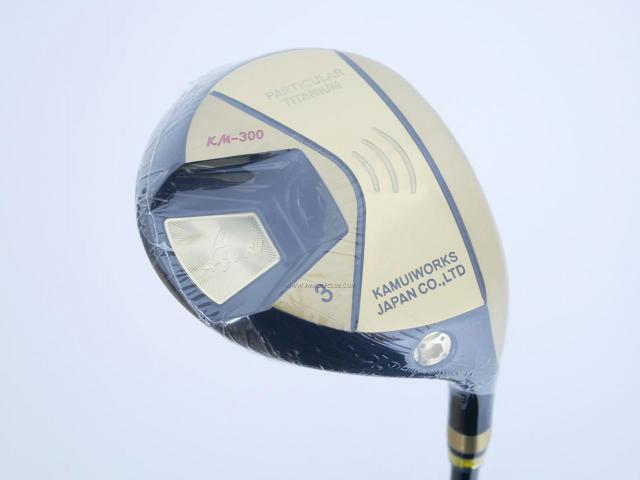 Fairway Wood : Kamui : **ของใหม่ ยังไม่แกะพลาสติก** หัวไม้ 3 Kamuiworks KM-300 (หน้าเด้ง มีสปริงข้างใน หายากมาก) Loft 15 ก้าน Fujikura Double Kick Flex SR