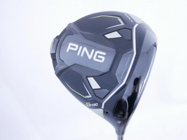 Driver : PING : ไดรเวอร์ Ping G430 Max (รุ่นปี 2023) Loft 9 (ปรับได้) ก้าน Ping Alta J CB Flex SR