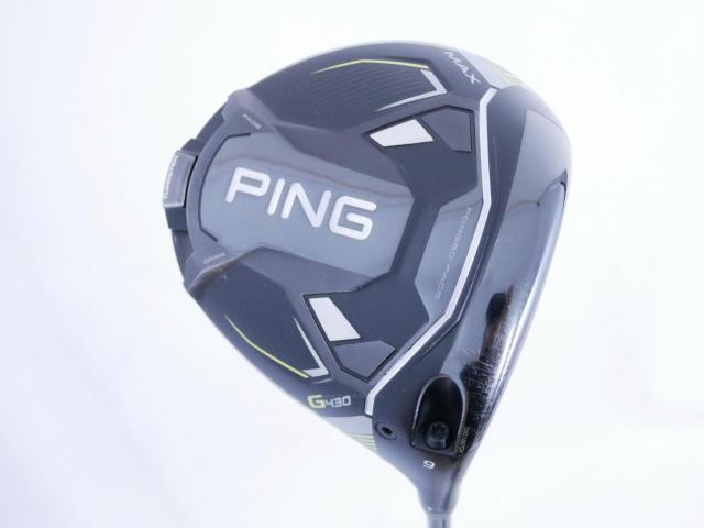 Driver : PING : ไดรเวอร์ Ping G430 Max (รุ่นปี 2023) Loft 9 (ปรับได้) ก้าน Ping Alta J CB Flex SR