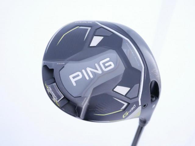 Driver : PING : ไดรเวอร์ Ping G430 Max (รุ่นปี 2023) Loft 9 (ปรับได้) ก้าน Ping Alta J CB Flex SR