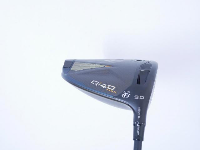 Driver : Taylormade : ไดรเวอร์ Taylormade Qi4D MAX (รุ่นใหม่ล่าสุด ออกปี 2026) Loft 9 ก้าน Mitsubishi REAX 50 Flex S