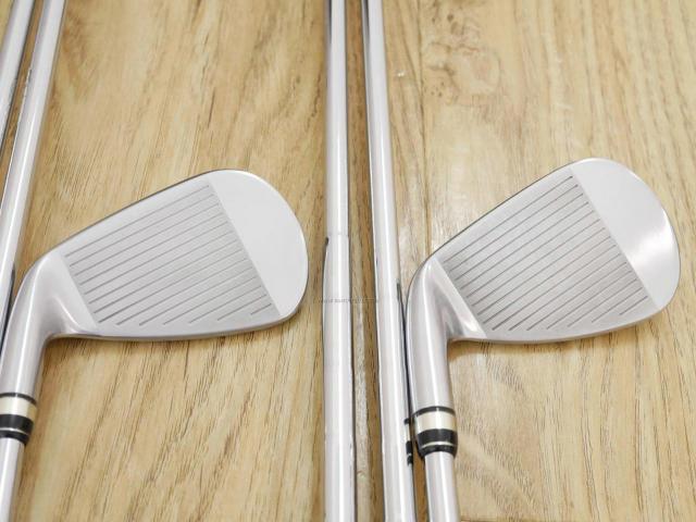 Iron set : PRGR : ชุดเหล็กกระเทย PRGR NEW Egg Forged (รุ่นปี 2020 ตีง่ายและไกลมากๆ เด้งสุดๆ COR 0.82) มีเหล็ก 6-Pw,Aw (6 ชิ้น) ก้านเหล็ก NS Pro Modus 105 Flex R