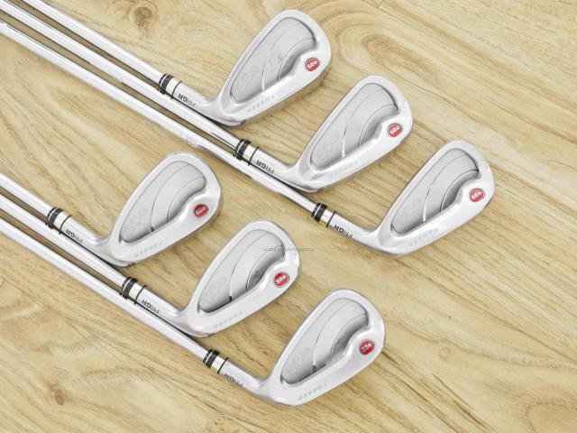 Iron set : PRGR : ชุดเหล็กกระเทย PRGR NEW Egg Forged (รุ่นปี 2020 ตีง่ายและไกลมากๆ เด้งสุดๆ COR 0.82) มีเหล็ก 6-Pw,Aw (6 ชิ้น) ก้านเหล็ก NS Pro Modus 105 Flex R