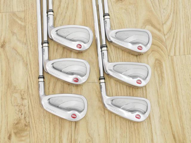 Iron set : PRGR : ชุดเหล็กกระเทย PRGR NEW Egg Forged (รุ่นปี 2020 ตีง่ายและไกลมากๆ เด้งสุดๆ COR 0.82) มีเหล็ก 6-Pw,Aw (6 ชิ้น) ก้านเหล็ก NS Pro Modus 105 Flex R