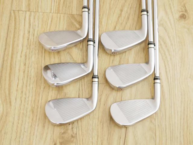 Iron set : PRGR : ชุดเหล็กกระเทย PRGR NEW Egg Forged (รุ่นปี 2020 ตีง่ายและไกลมากๆ เด้งสุดๆ COR 0.82) มีเหล็ก 6-Pw,Aw (6 ชิ้น) ก้านเหล็ก NS Pro Modus 105 Flex R