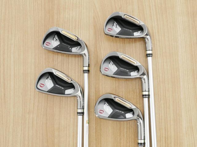 Iron set : PRGR : ชุดเหล็กกระเทย PRGR New Egg Iron (ปี 2017 ตีง่ายและไกลมาก) มีเหล็ก 6-Pw (5 ชิ้น) ก้านกราไฟต์ M-40 Flex SR