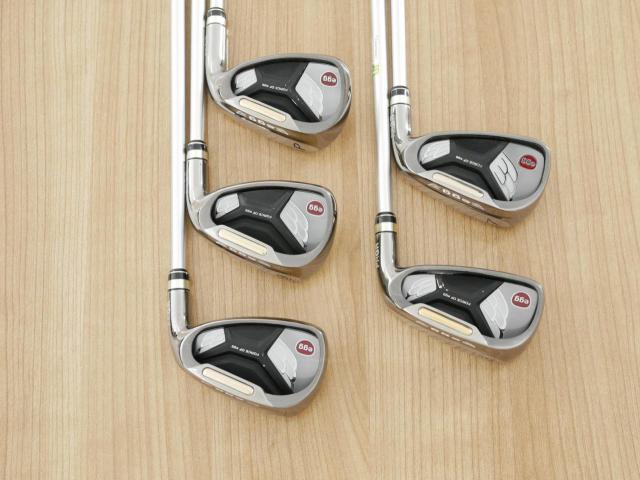 Iron set : PRGR : ชุดเหล็กกระเทย PRGR New Egg Iron (ปี 2017 ตีง่ายและไกลมาก) มีเหล็ก 6-Pw (5 ชิ้น) ก้านกราไฟต์ M-40 Flex SR