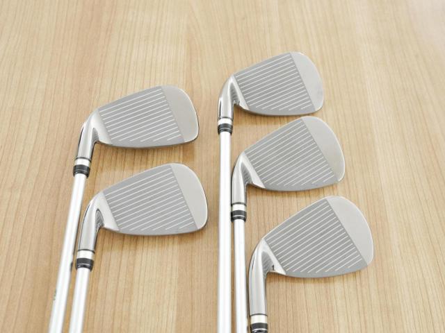 Iron set : PRGR : ชุดเหล็กกระเทย PRGR New Egg Iron (ปี 2017 ตีง่ายและไกลมาก) มีเหล็ก 6-Pw (5 ชิ้น) ก้านกราไฟต์ M-40 Flex SR