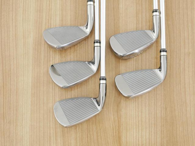 Iron set : PRGR : ชุดเหล็กกระเทย PRGR New Egg Iron (ปี 2017 ตีง่ายและไกลมาก) มีเหล็ก 6-Pw (5 ชิ้น) ก้านกราไฟต์ M-40 Flex SR