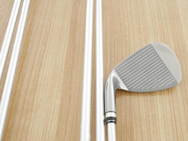 Iron set : PRGR : ชุดเหล็กกระเทย PRGR New Egg Iron (ปี 2017 ตีง่ายและไกลมาก) มีเหล็ก 6-Pw (5 ชิ้น) ก้านกราไฟต์ M-40 Flex SR