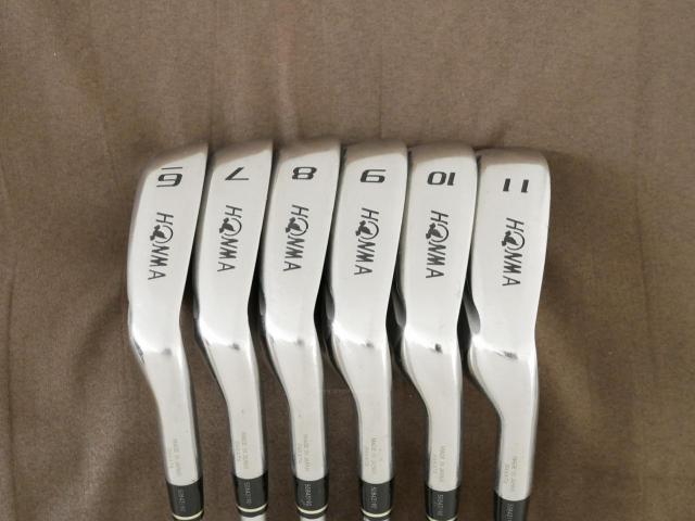 Iron set : Honma : ชุดเหล็ก Honma Bezeal 525 (ออกปี 2016 รุ่นนี้ใบใหญ่ที่สุดของ Honma) มีเหล็ก 6-11 (6 ชิ้น) ก้านกราไฟต์ Honma Vizard 48 Flex SR