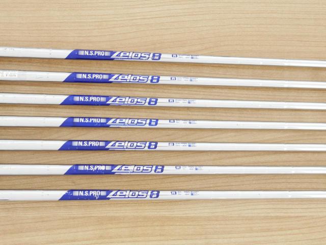 Iron set : Bridgestone : ชุดเหล็ก Bridgestone JGR Hybrid Forged (ตีไกลกว่าตัวอื่น 2 เบอร์) มีเหล็ก 7-P1,P2,Aw,Sw (7 ชิ้น) ก้านเหล็ก NS Pro ZELOS 8 Flex R