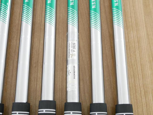 Iron set : Callaway : ชุดเหล็ก Callaway APEX CB Forged (ออกปี 2024) มีเหล็ก 5-10 (6 ชิ้น) ก้านเหล็ก NS Pro 950 NEO Flex S