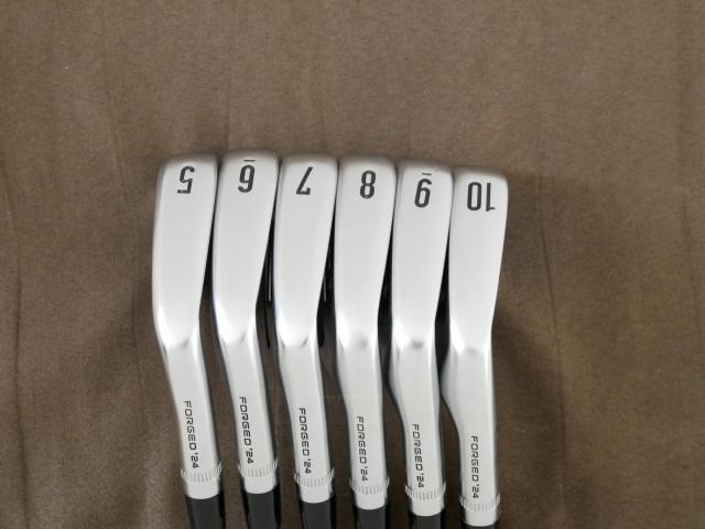 Iron set : Callaway : ชุดเหล็ก Callaway APEX CB Forged (ออกปี 2024) มีเหล็ก 5-10 (6 ชิ้น) ก้านเหล็ก NS Pro 950 NEO Flex S