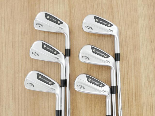 Iron set : Callaway : ชุดเหล็ก Callaway APEX Pro Forged (ออกปี 2024) มีเหล็ก 5-Pw (6 ชิ้น) ก้านเหล็ก Dynamic Gold 115 MID S200