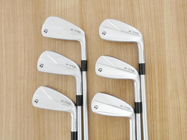 Iron set : Taylormade : ชุดเหล็ก Taylormade P770 Forged (รุ่นปี 2023 นุ่ม แน่น)  มีเหล็ก 5-Pw (6 ชิ้น) ก้านกราไฟต์ Fujikura MCI 80 Flex S